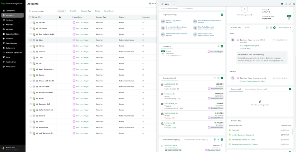 Sage Sales Manager Mobiles CRM